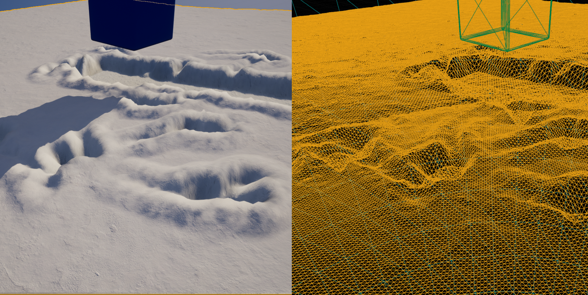 Snow Dynamic LOD: Compare